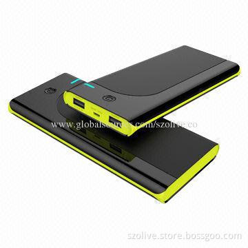 External Mobile Phone Battery Power Banks, Printing Logo, 10,000mAh Battery Capacity